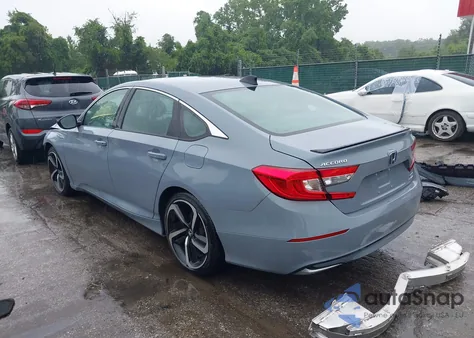 2022 Honda Accord Hybrid Sport из США, поврежденный, VIN 1HGCV3F29NA046065